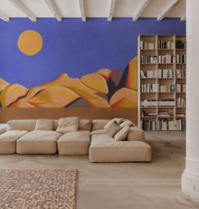 Escapada Blue Coco Dávez Colortherapills Mural by Coordonné (400x280cm)