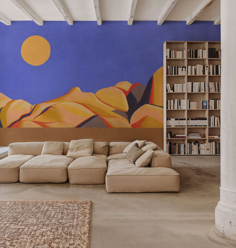 Escapada Blue Coco Dávez Colortherapills Mural by Coordonné (400x280cm)