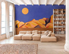 Escapada Blue Coco Dávez Colortherapills Mural by Coordonné (400x280cm)