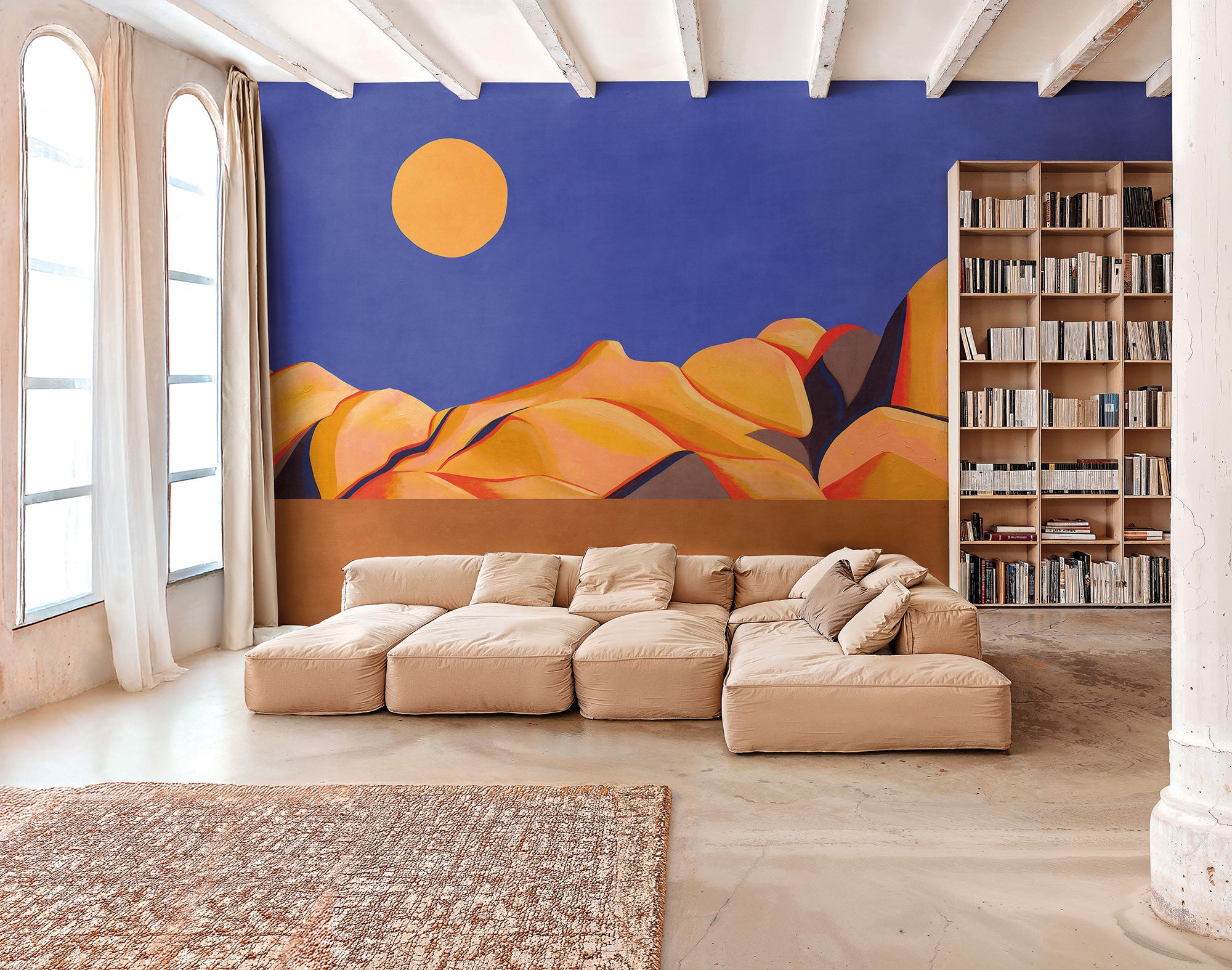 Escapada Blue Coco Dávez Colortherapills Mural by Coordonné (400x280cm)