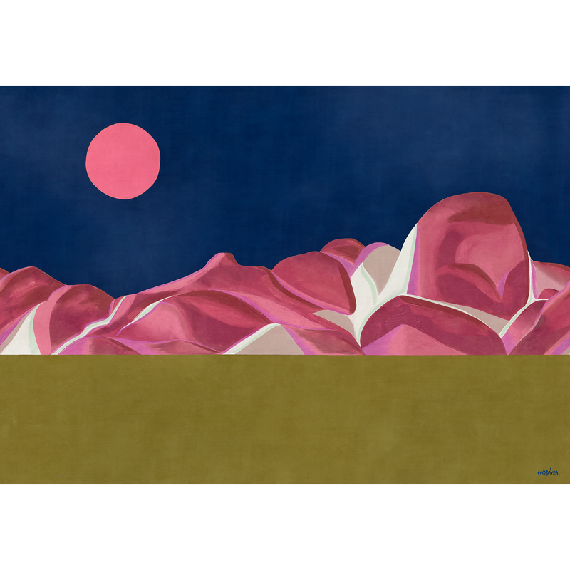 Escapada Cobalt Coco Dávez Colortherapills Mural by Coordonné (400x280cm)