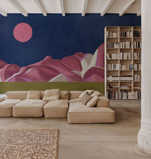 Escapada Cobalt Coco Dávez Colortherapills Mural by Coordonné (400x280cm)