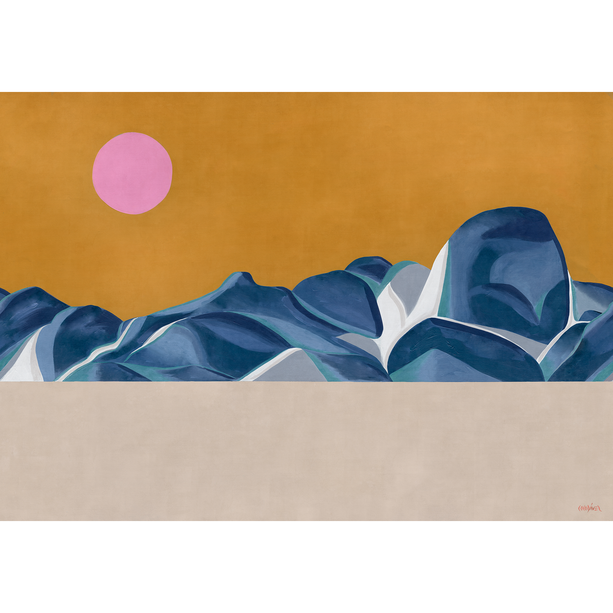 Escapada Golden Coco Dávez Colortherapills Mural by Coordonné (400x280cm)