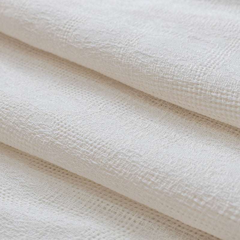 Turin Bianco Spring 2023 Fabric by Coraggio — flat