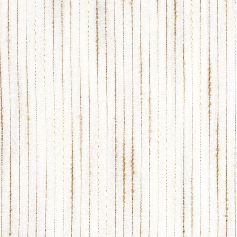Lugano Ivory/Camel Spring 2025 Fabric by Coraggio — flat