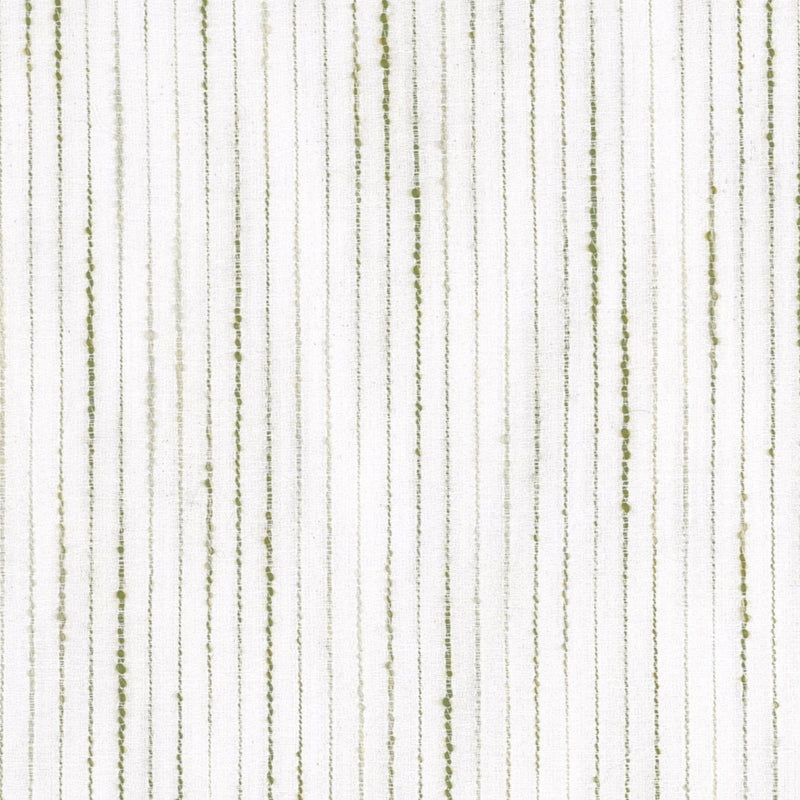 Lugano Ivory/Green Spring 2025 Fabric by Coraggio — flat