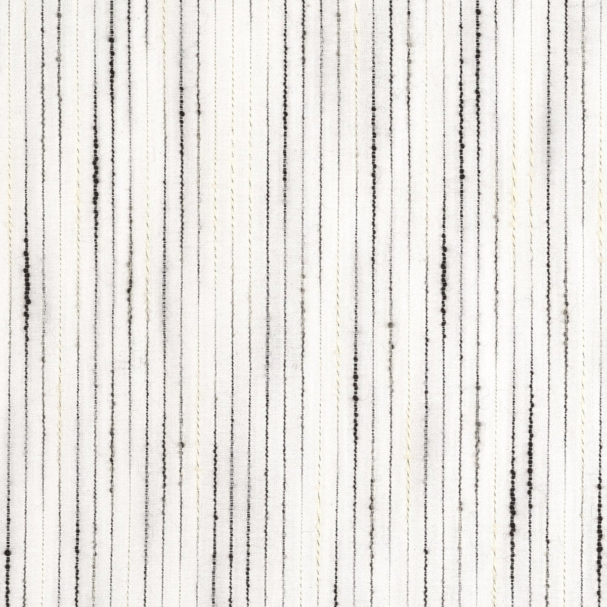 Lugano Ivory/Black Spring 2025 Fabric by Coraggio — flat