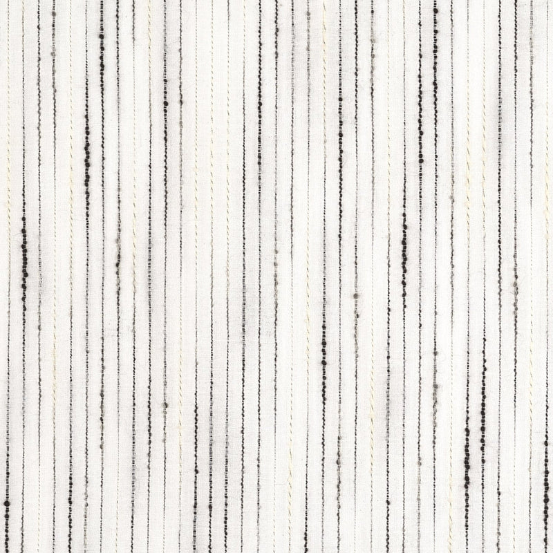 Lugano Ivory/Black Spring 2025 Fabric by Coraggio — flat