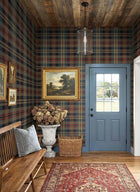 CA10111 Dundee Red Wallpaper by Carl Robinson for Today Interiors