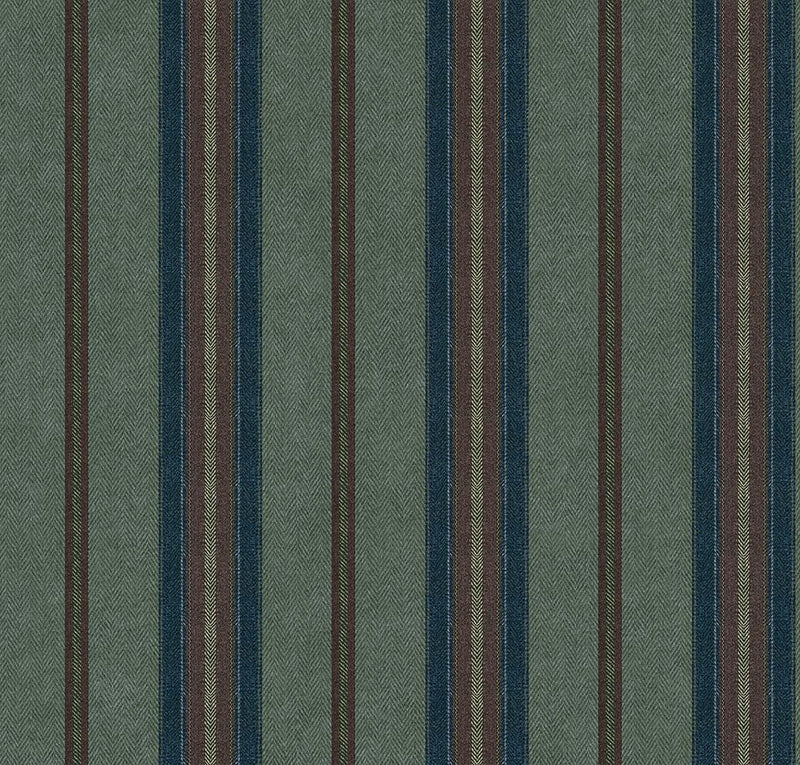 CA10301 Pitlochry Green and Navy Wallpaper by Carl Robinson for Today 