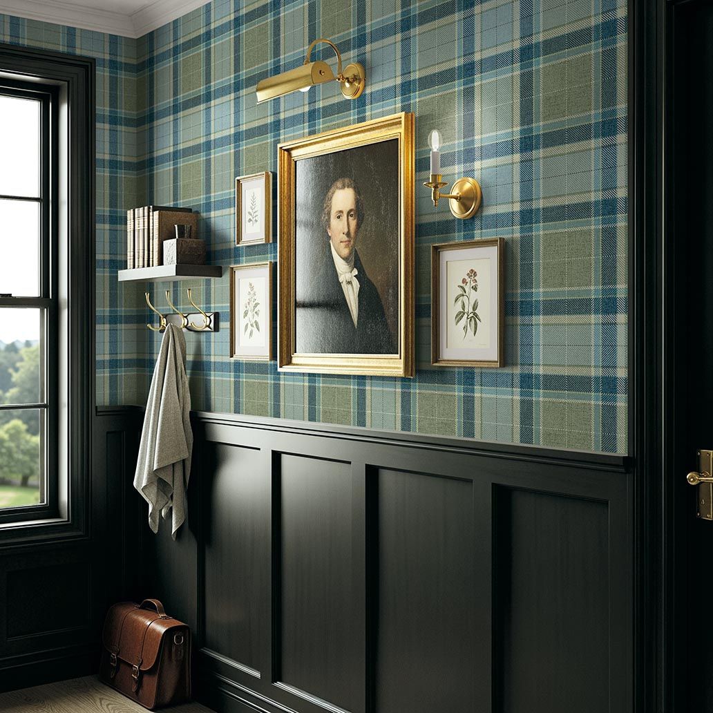 CA10402 Stirling Sage and Blue Wallpaper by Carl Robinson for Today In