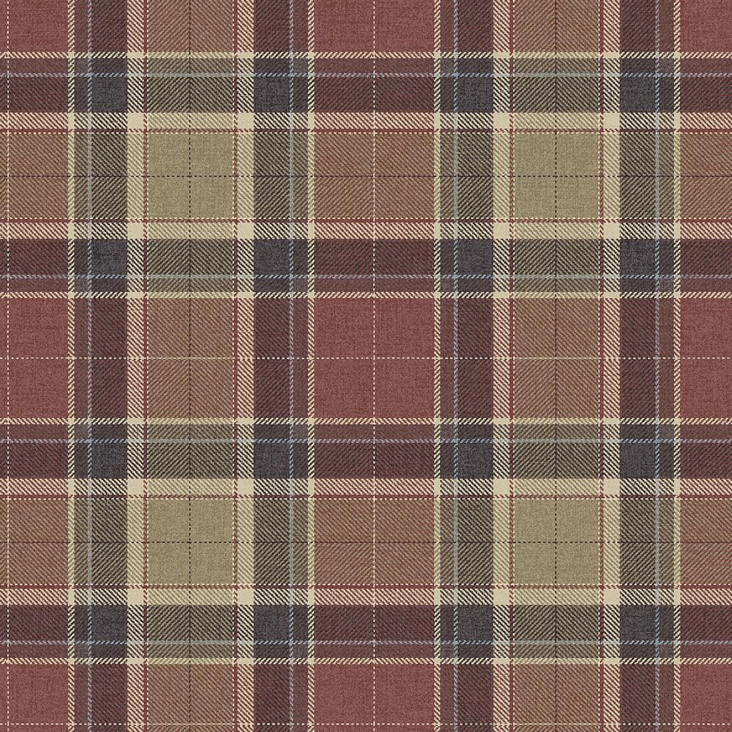 CA10411 Stirling Red and Tan Wallpaper by Carl Robinson for Today Inte