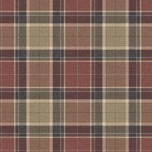CA10411 Stirling Red and Tan Wallpaper by Carl Robinson for Today Inte