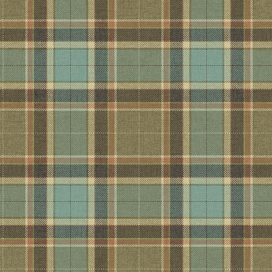 CA10414 Stirling Aqua and Brown Wallpaper by Carl Robinson for Today I