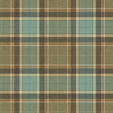 CA10414 Stirling Aqua and Brown Wallpaper by Carl Robinson for Today I