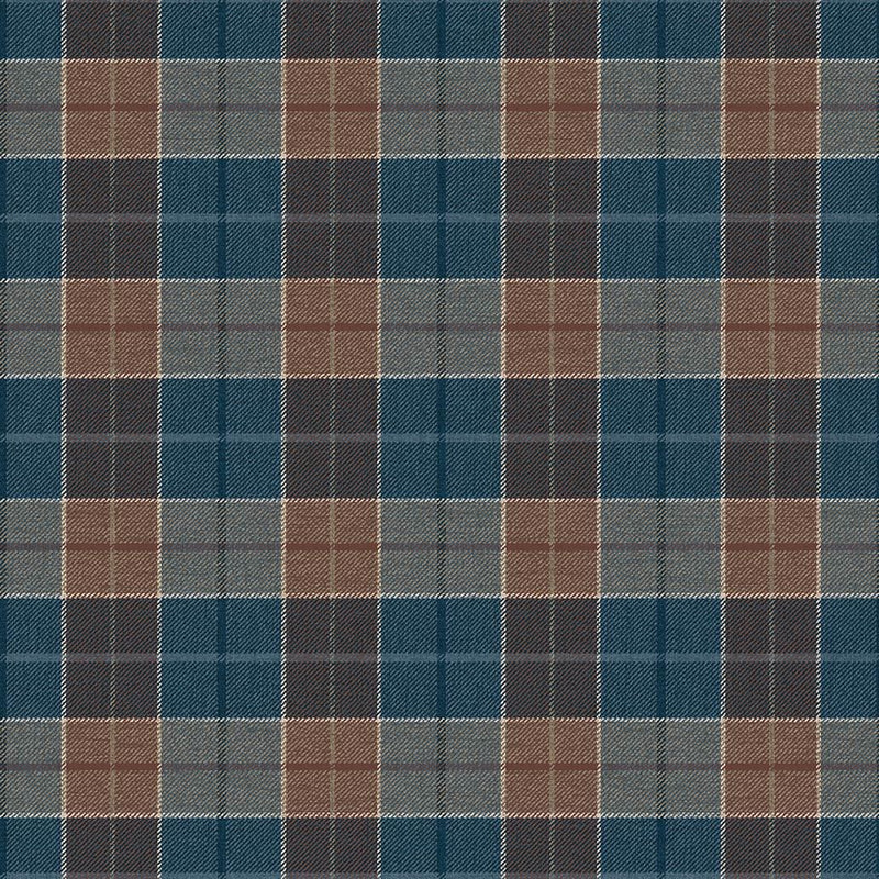 CA10512 Melrose Clay and Navy Wallpaper by Carl Robinson for Today Int