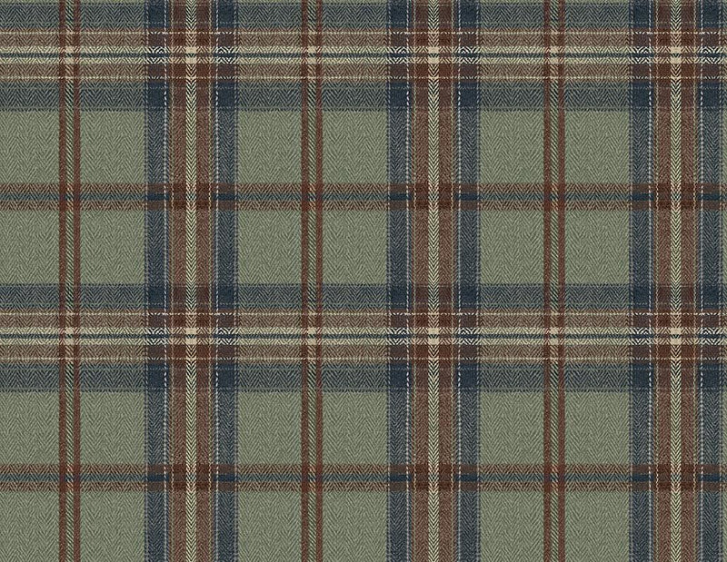 CA10701 Berwick Green and Navy Wallpaper by Carl Robinson for Today In
