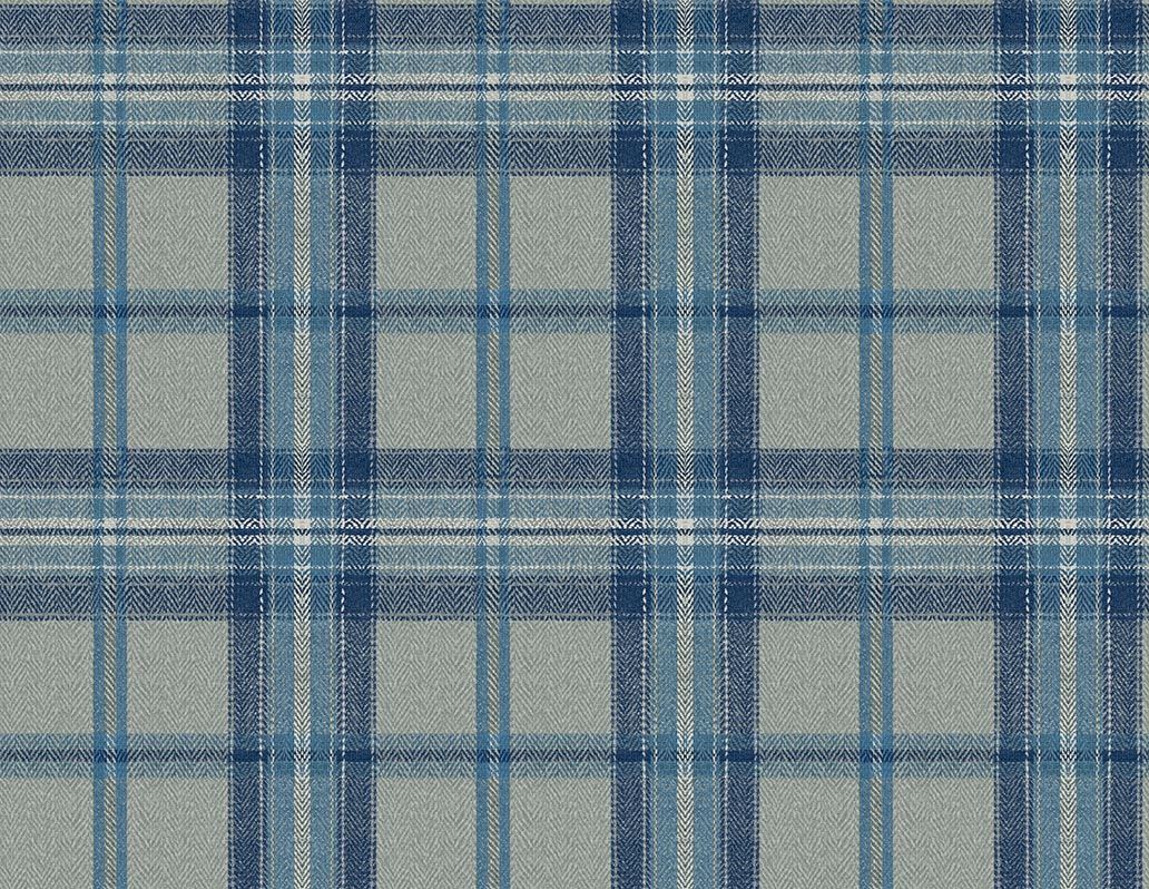 CA10702 Berwick Gray and Blue Wallpaper by Carl Robinson for Today Int
