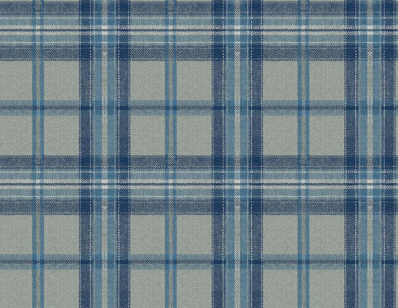 CA10702 Berwick Gray and Blue Wallpaper by Carl Robinson for Today Int