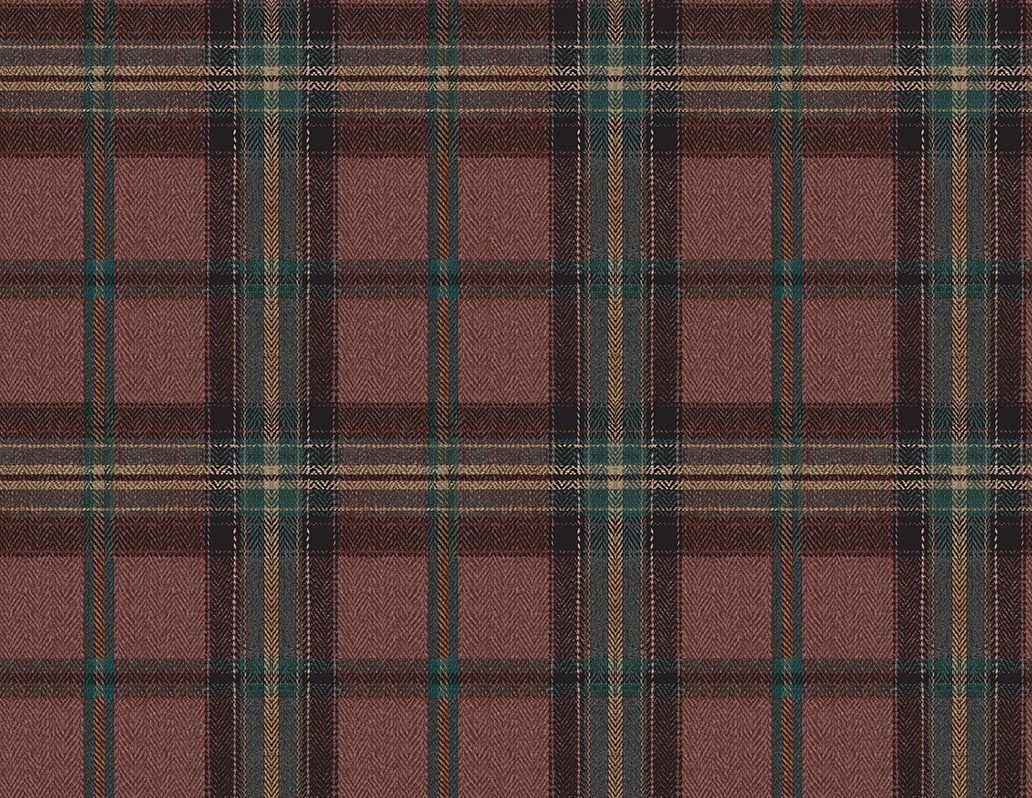 CA10711 Berwick Red and Teal Wallpaper by Carl Robinson for Today Inte