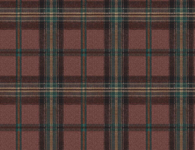 CA10711 Berwick Red and Teal Wallpaper by Carl Robinson for Today Inte