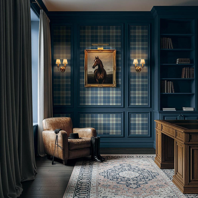CA10902 Inveraray True Blue Wallpaper by Carl Robinson for Today Inter