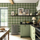 CA10904 Inveraray Clover Green Wallpaper by Carl Robinson for Today In
