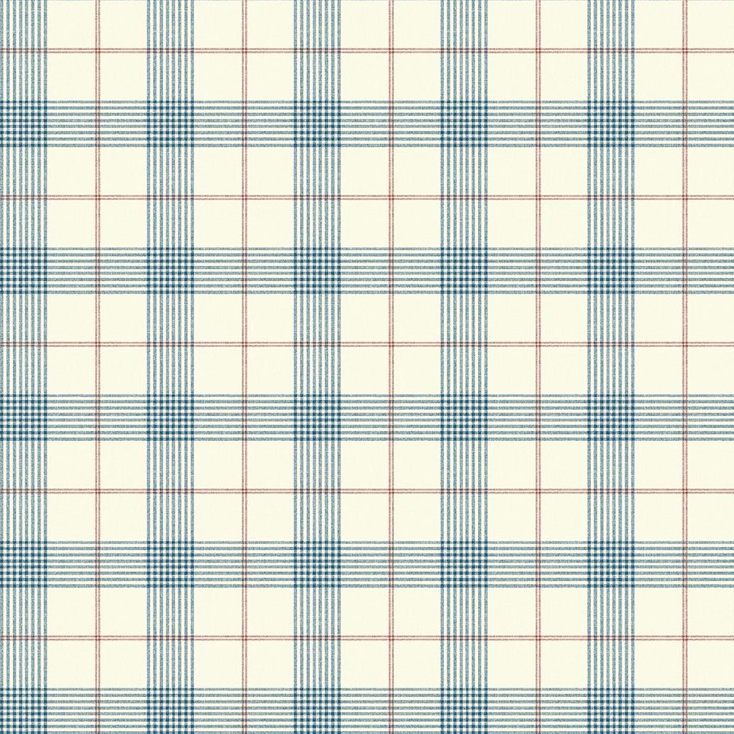 CA11022 Torridon Blue and Red Wallpaper by Carl Robinson for Today Int
