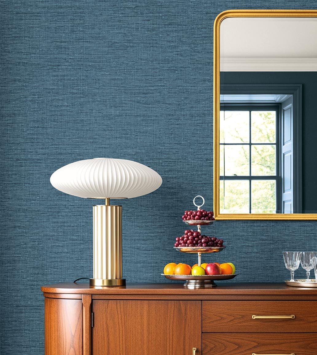 CA11112 Glasgow Navy Wallpaper by Carl Robinson for Today Interiors