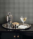 CA11300 St Andrews Black and White Wallpaper by Carl Robinson for Toda