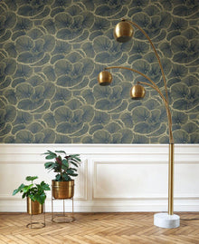 88647575 Cabaret Twenties Vert Canopee Wallpaper by Casadeco