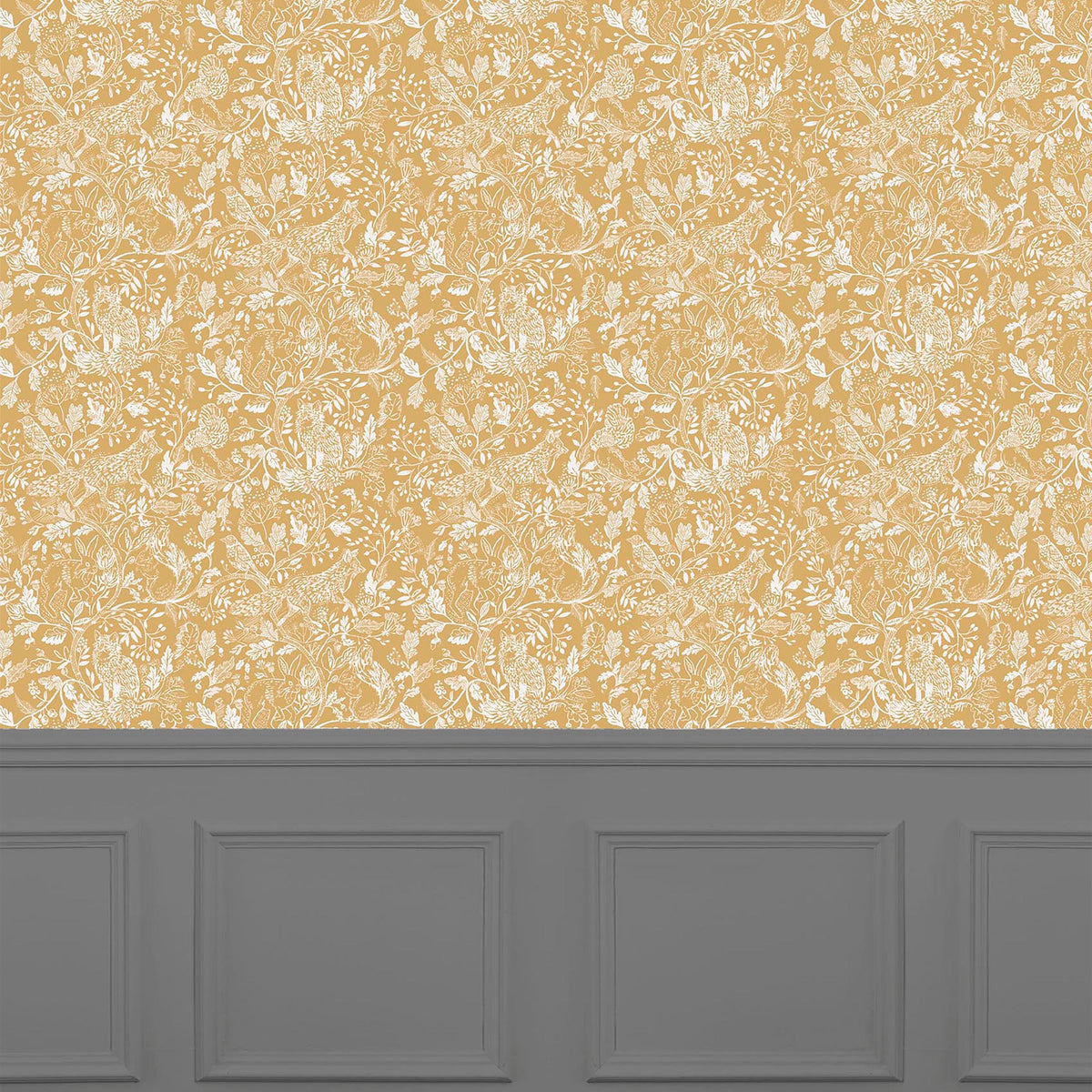 Cademuir Mustard Wallpaper by Voyage Maison | CADEMUI/WPO/MUS