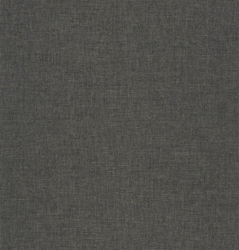 103239022 Uni Metallise/Irise Noir Dore Wallpaper by Caselio