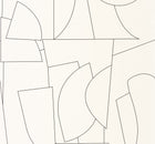 105020699 Edges Blanc Noir Wallpaper by Caselio