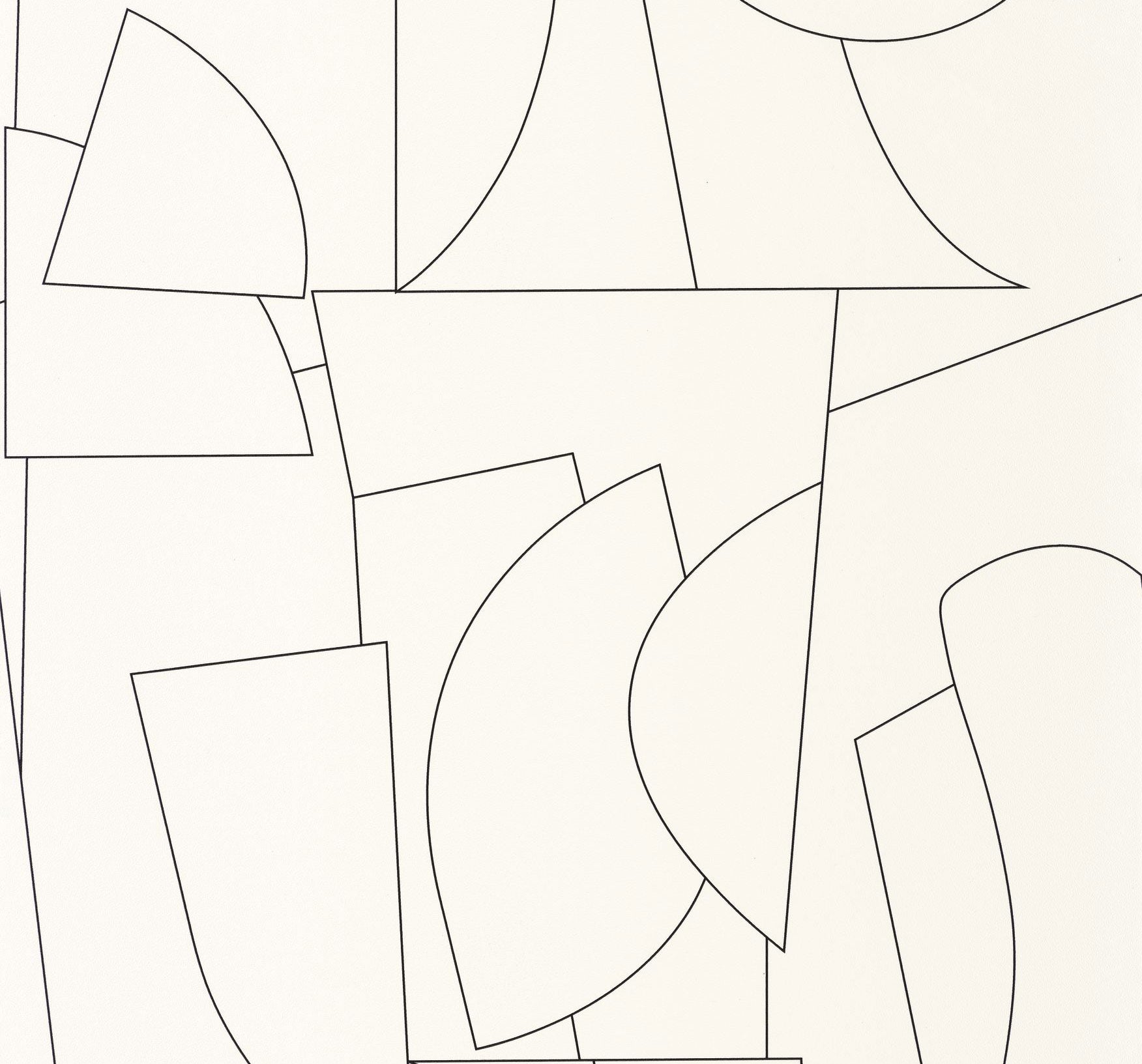 105020699 Edges Blanc Noir Wallpaper by Caselio