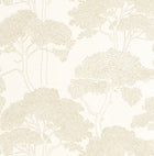 105430214 La Ciotat Blanc Or Wallpaper by Caselio