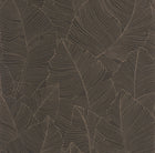 106509027 Vegetalia Noir Sepia Wallpaper by Caselio