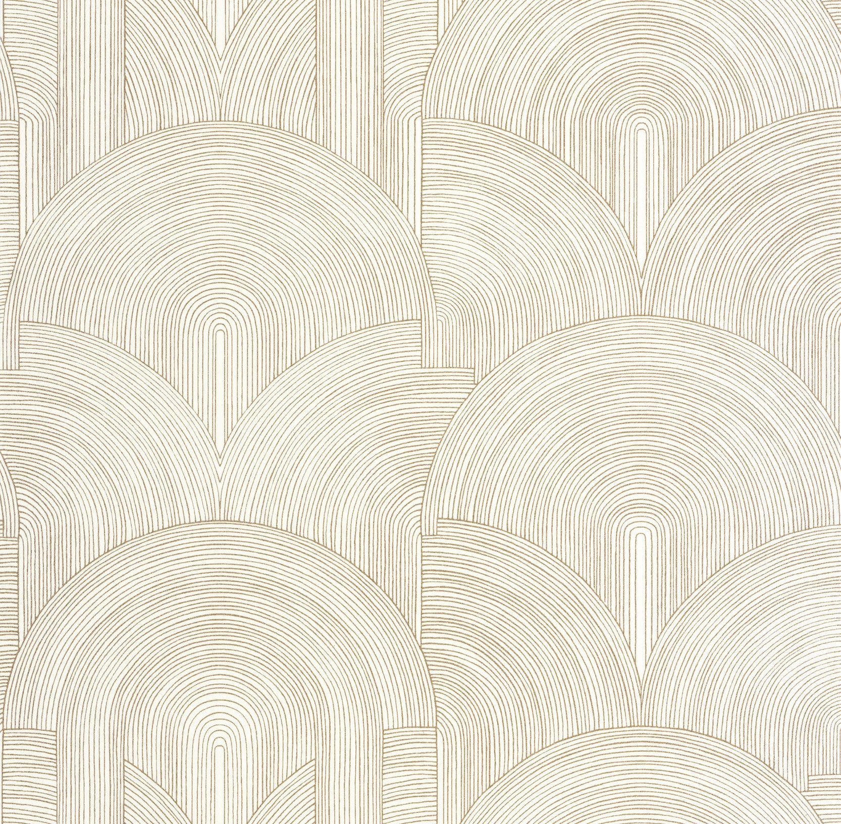 106560020 Delicacy Blanc Or Wallpaper by Caselio