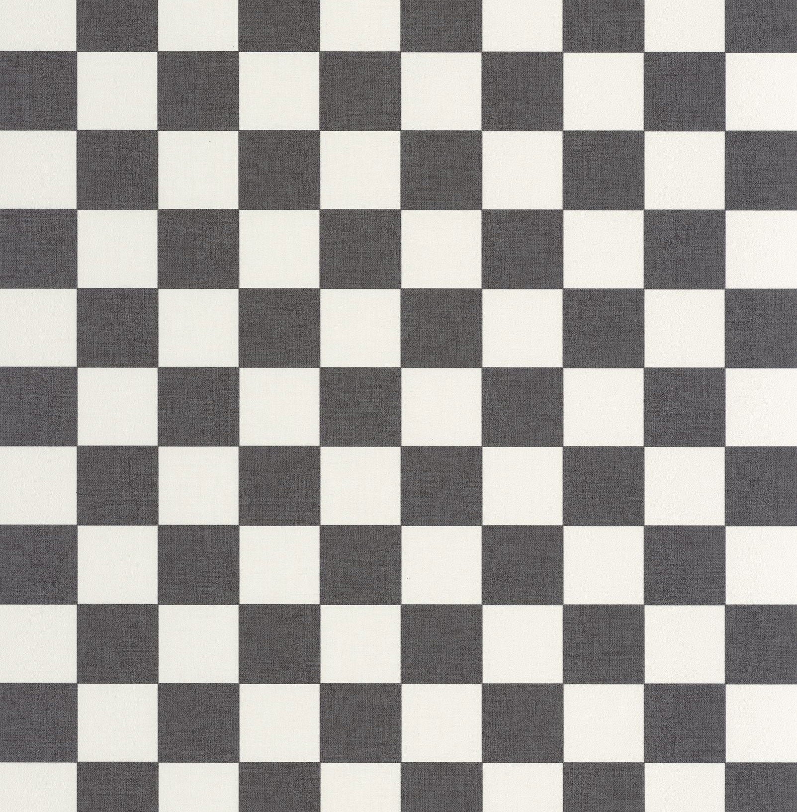 106749000 Checks Noir Wallpaper by Caselio