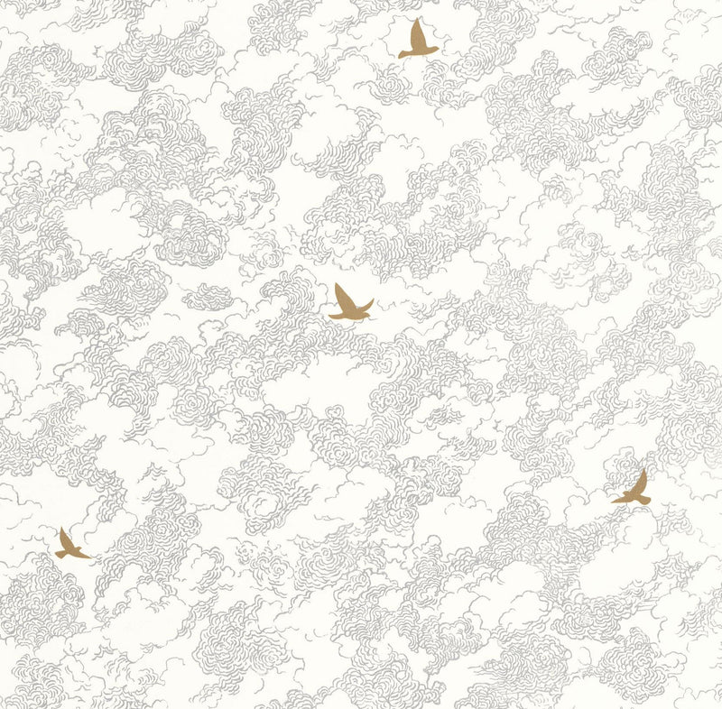 107090961 Golden Flight Noir Wallpaper by Caselio