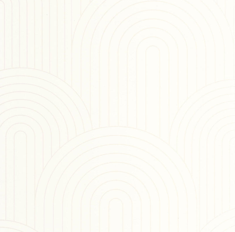 107110093 Curved Line Blanc Wallpaper by Caselio