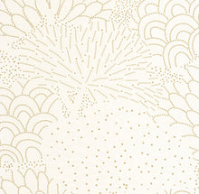 107170297 Bloom Reverie Blanc Or Wallpaper by Caselio