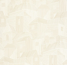 107180228 Village Blanc Or Wallpaper by Caselio