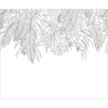 107260907 Descendant Jungle Noir Et Blanc Mural by Caselio