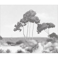 107270907 Seaside Noir Et Blanc Mural by Caselio