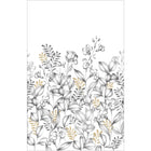 107280904 Florescence Noir Et Blanc Mural by Caselio