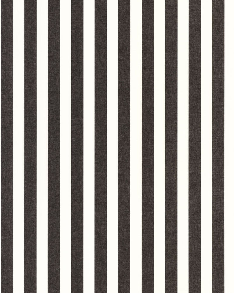 MIP107769001 Bold Line Black Wallpaper by Caselio