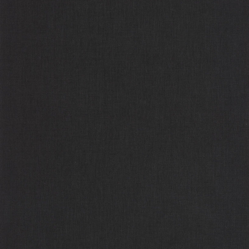 68529999 Linen Uni Noir Wallpaper by Caselio