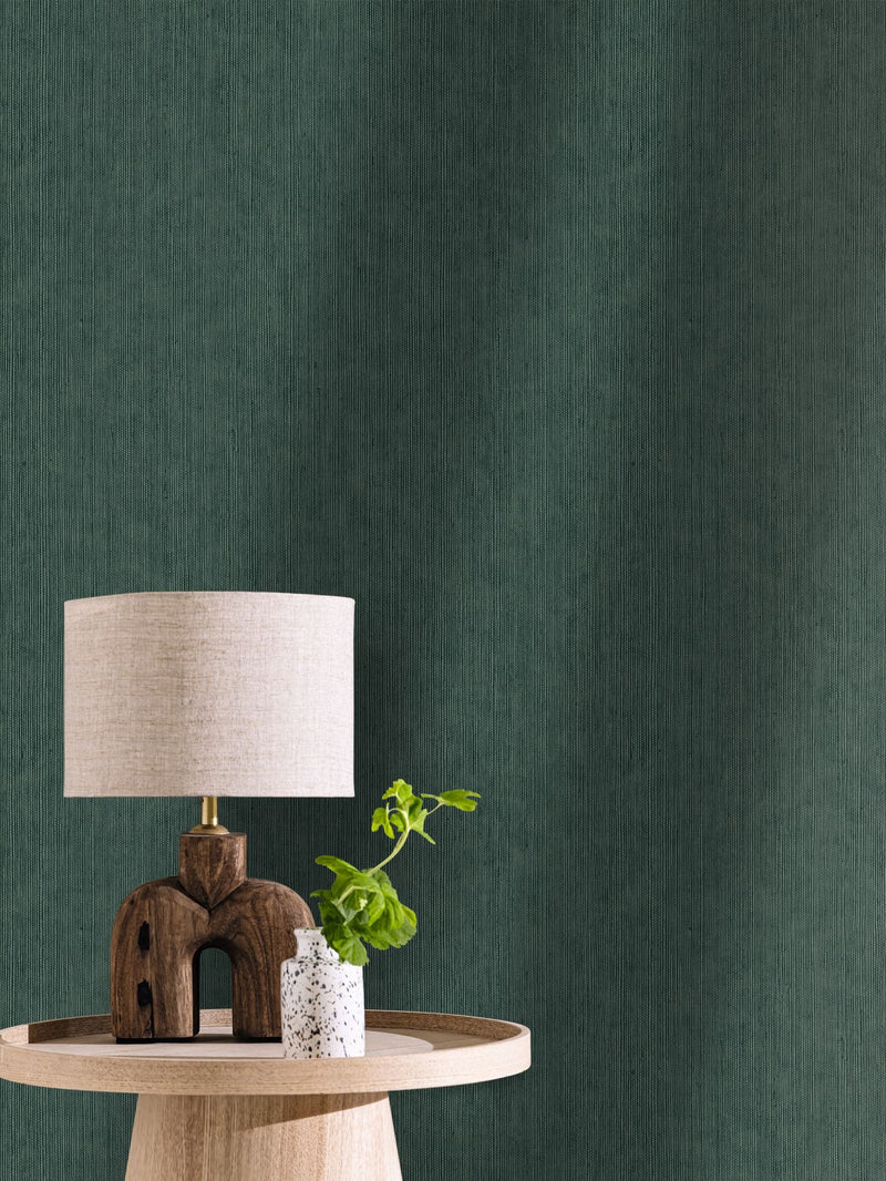 MIP106017589 Uni Green Sapin Wallpaper by Caselio