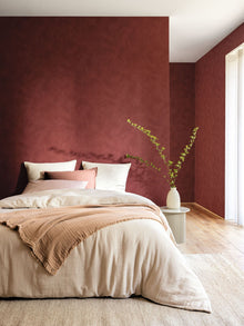 MIP106088197 Uni Mat Rouge Bordeaux Wallpaper by Caselio